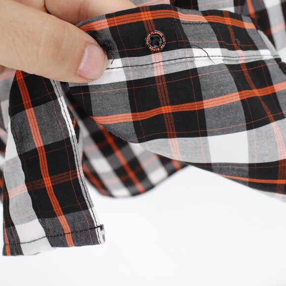 DIXXON Flannel co Shirt womens 2X Route 66 Bamboo Blend Plaid Motorcycle pockets - Picture 9 of 15